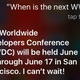 Illustration for article titled Siri Says Apple's WWDC 2016 Begins on June 13